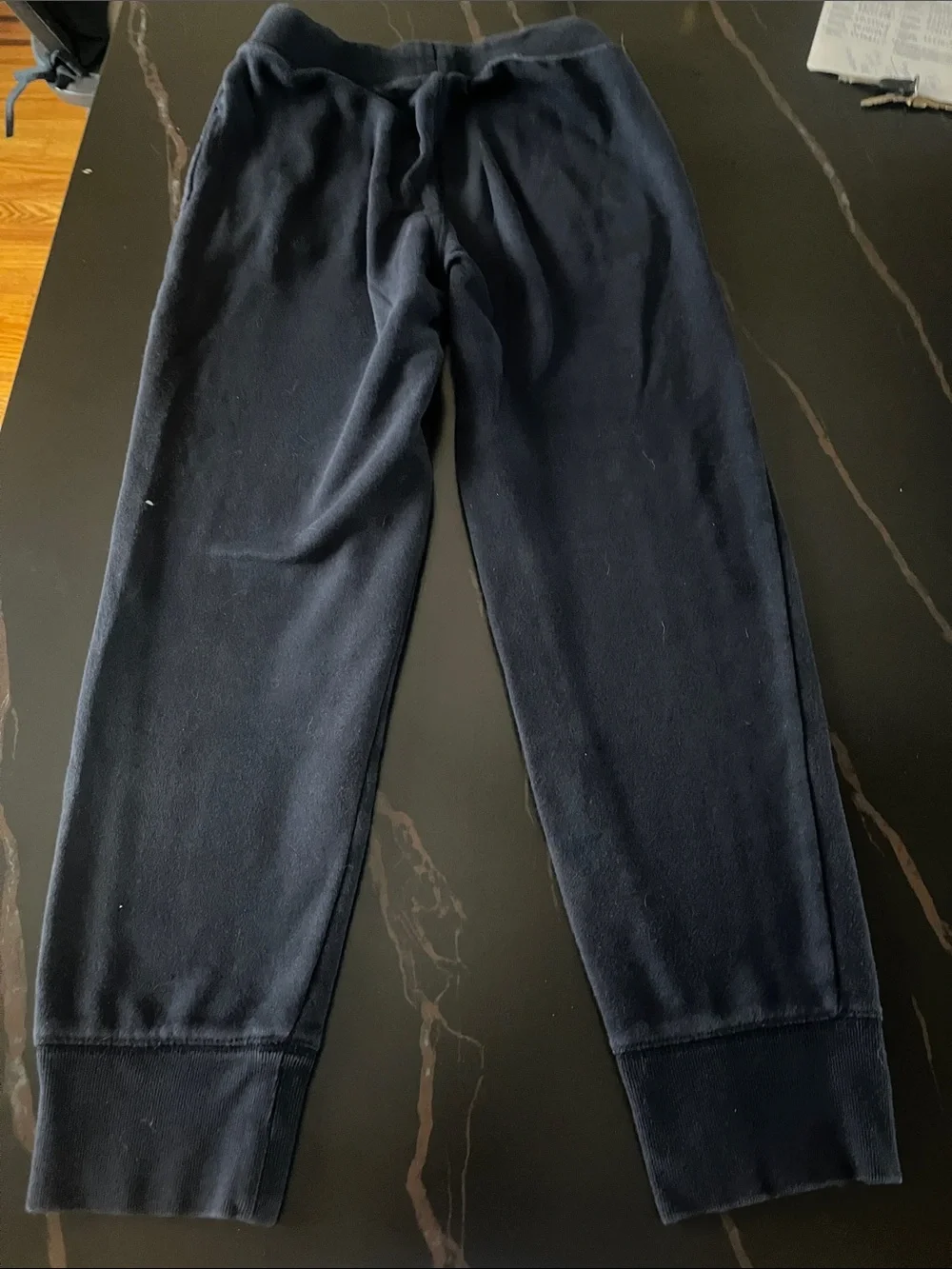 GAP Kids Navy Sweatpants with White Drawstring
